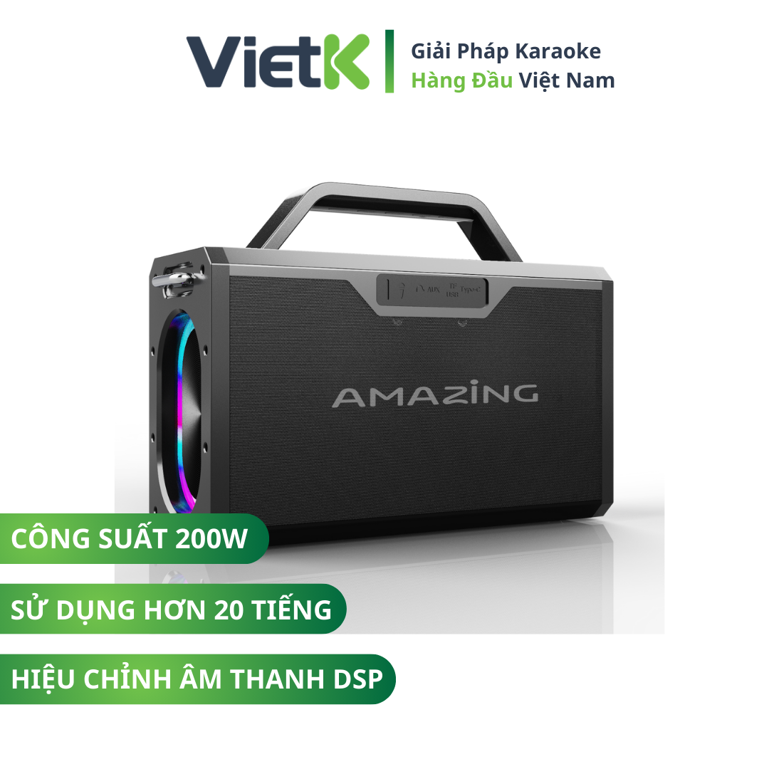 Loa xách tay VietK Amazing V200 Karaoke