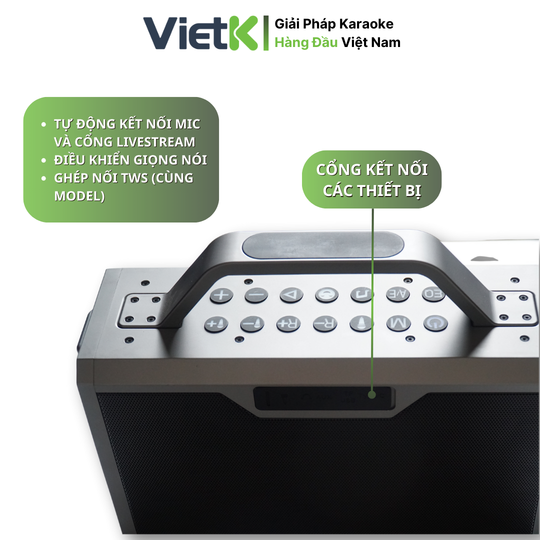 Loa xách tay VietK Amazing V200 Karaoke